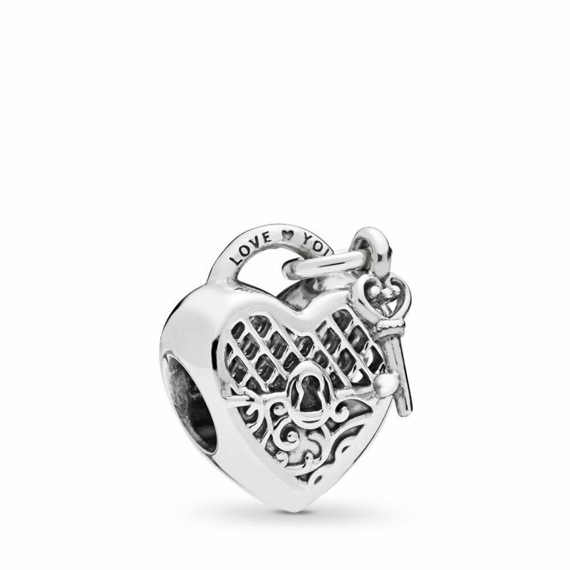 Pandora Love You Lock Charm Silver Egypt WO0176549
